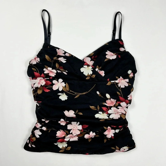 Vintage 90’s Floral Cropped Tank Top - Picture 5 of 10